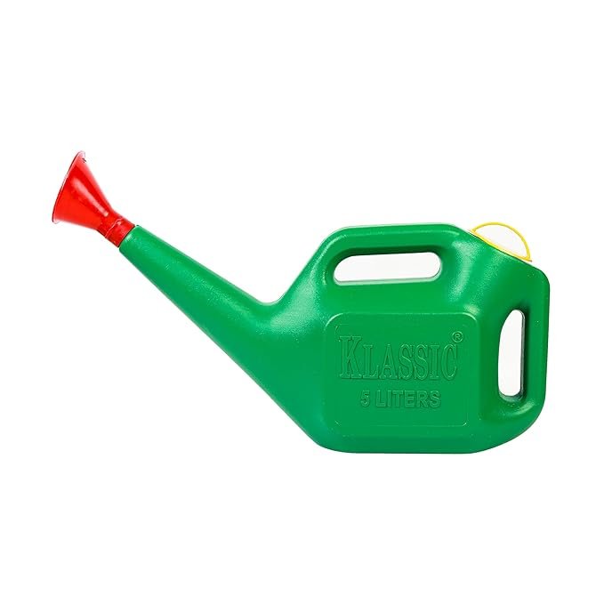 Watering Can (5L) | Plastic Green Water Can with Sprayer